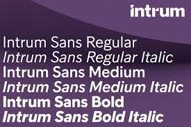 Шрифт Intrum Sans